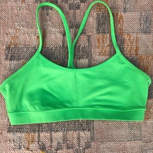 Lululemon Neon Green Flow Bra